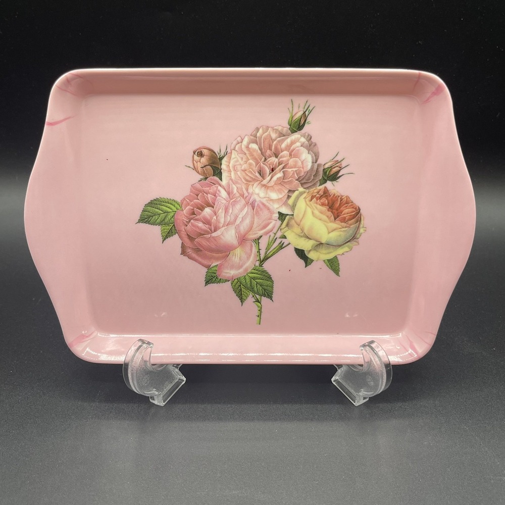 PIMPERNEL Antique Roses Sandwich TRAY Melamine Cottagecore